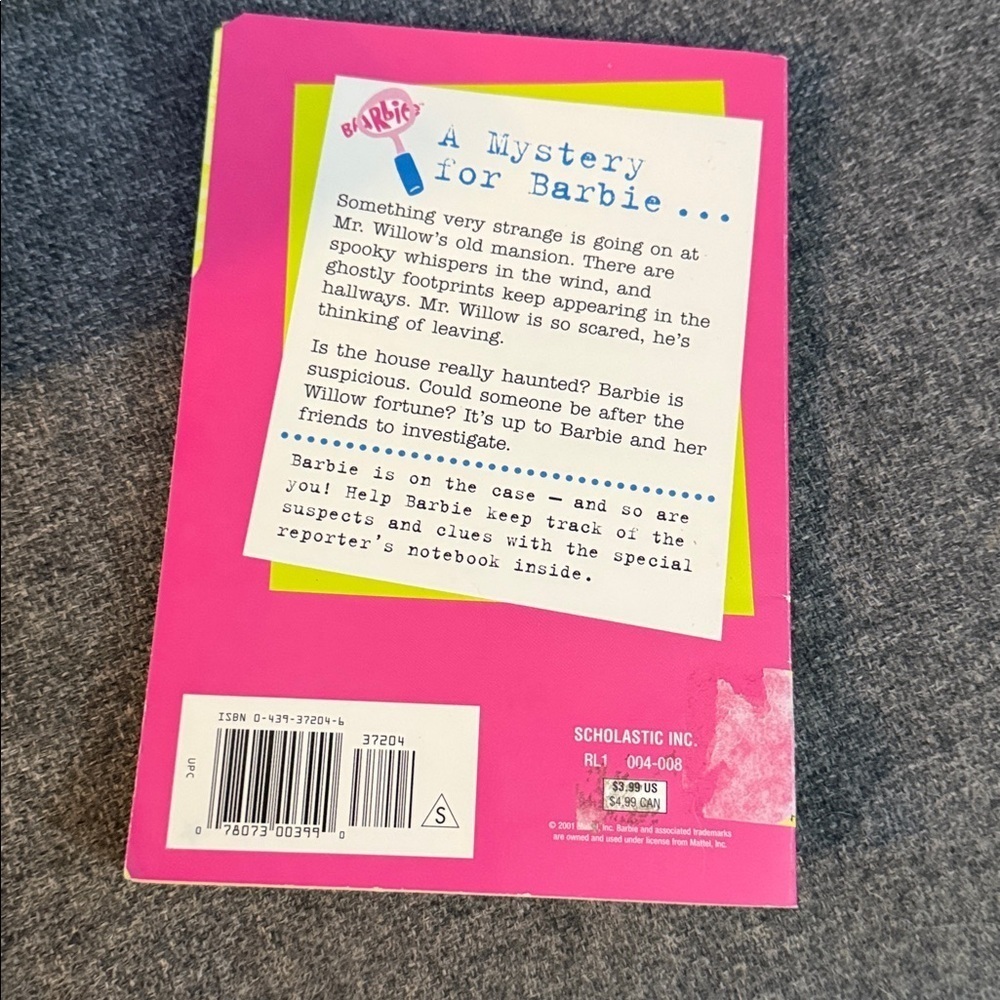 Barbie The Haunted Mansion Mystery Book - Picture 2 of 4